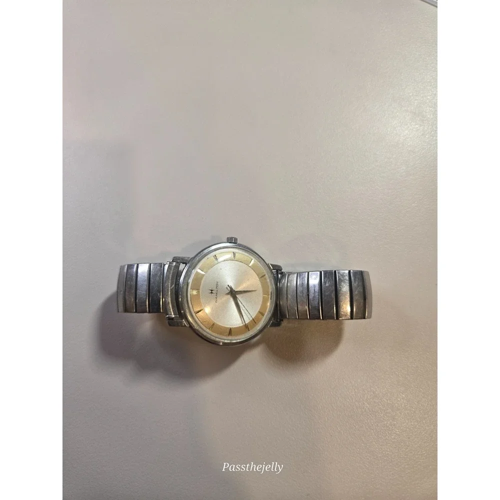 Rare Hamilton Sea Guard Mens Mechanical Watch C1961 Stainless Steel Vintage